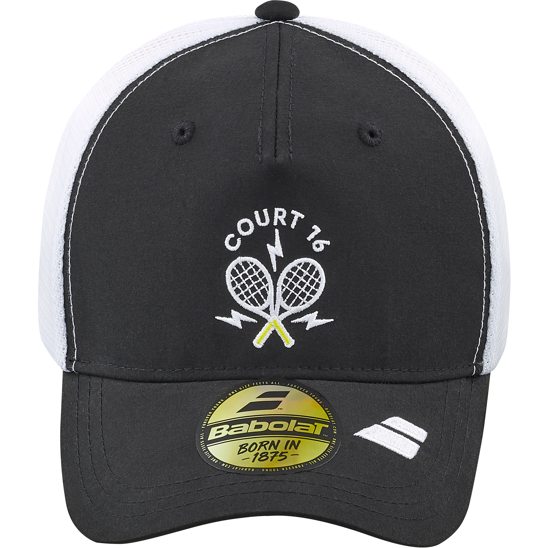 BABOLAT CURVE TRUCKER CAP JR C16 __ Black/Black