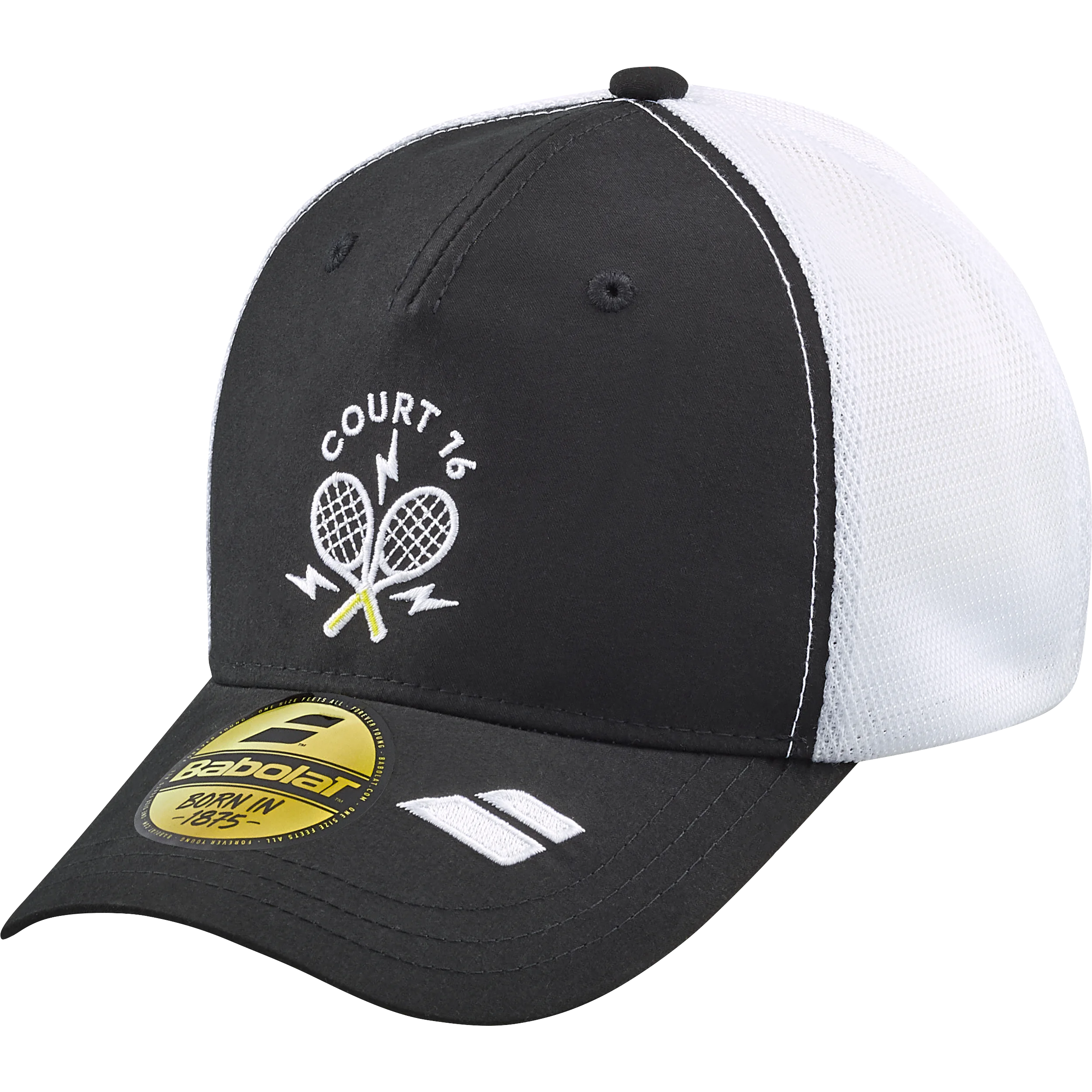 BABOLAT CURVE TRUCKER CAP JR C16 __ Black/Black
