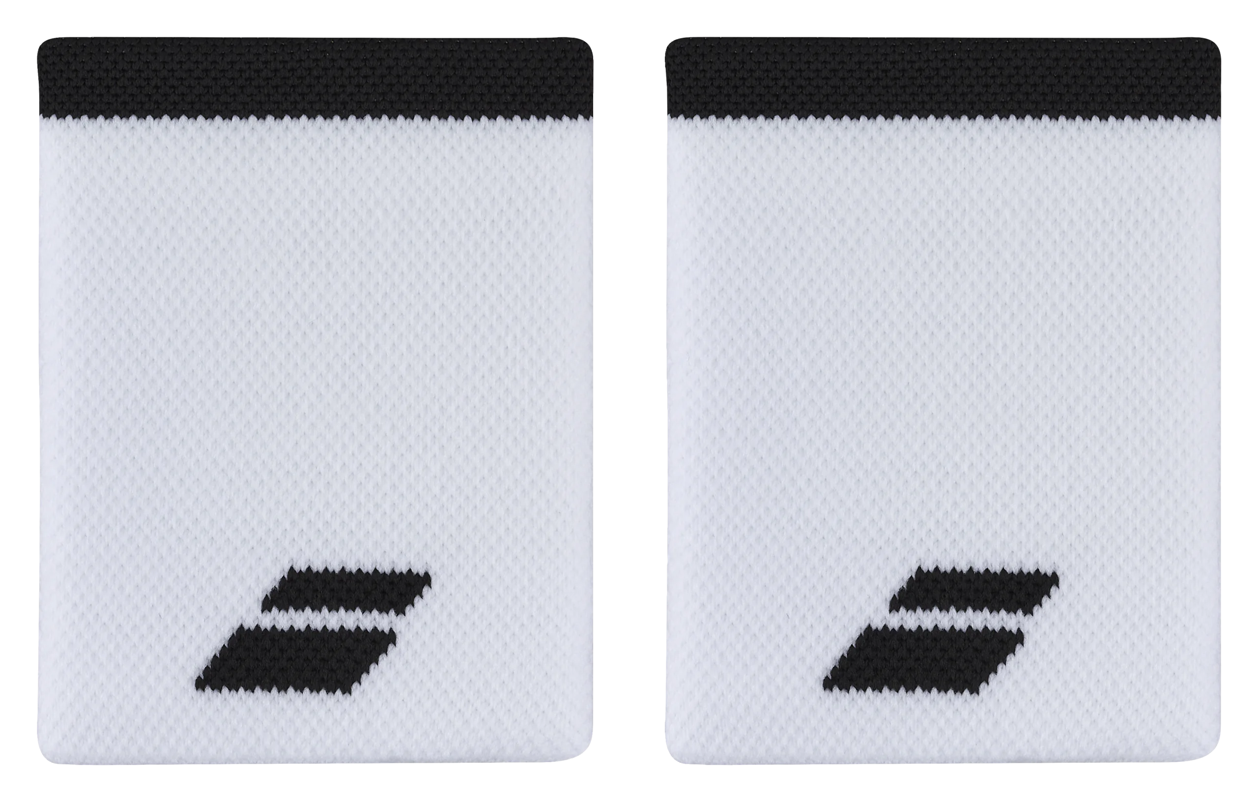 BABOLAT LOGO JUMBO WRISTBAND _ White/Black