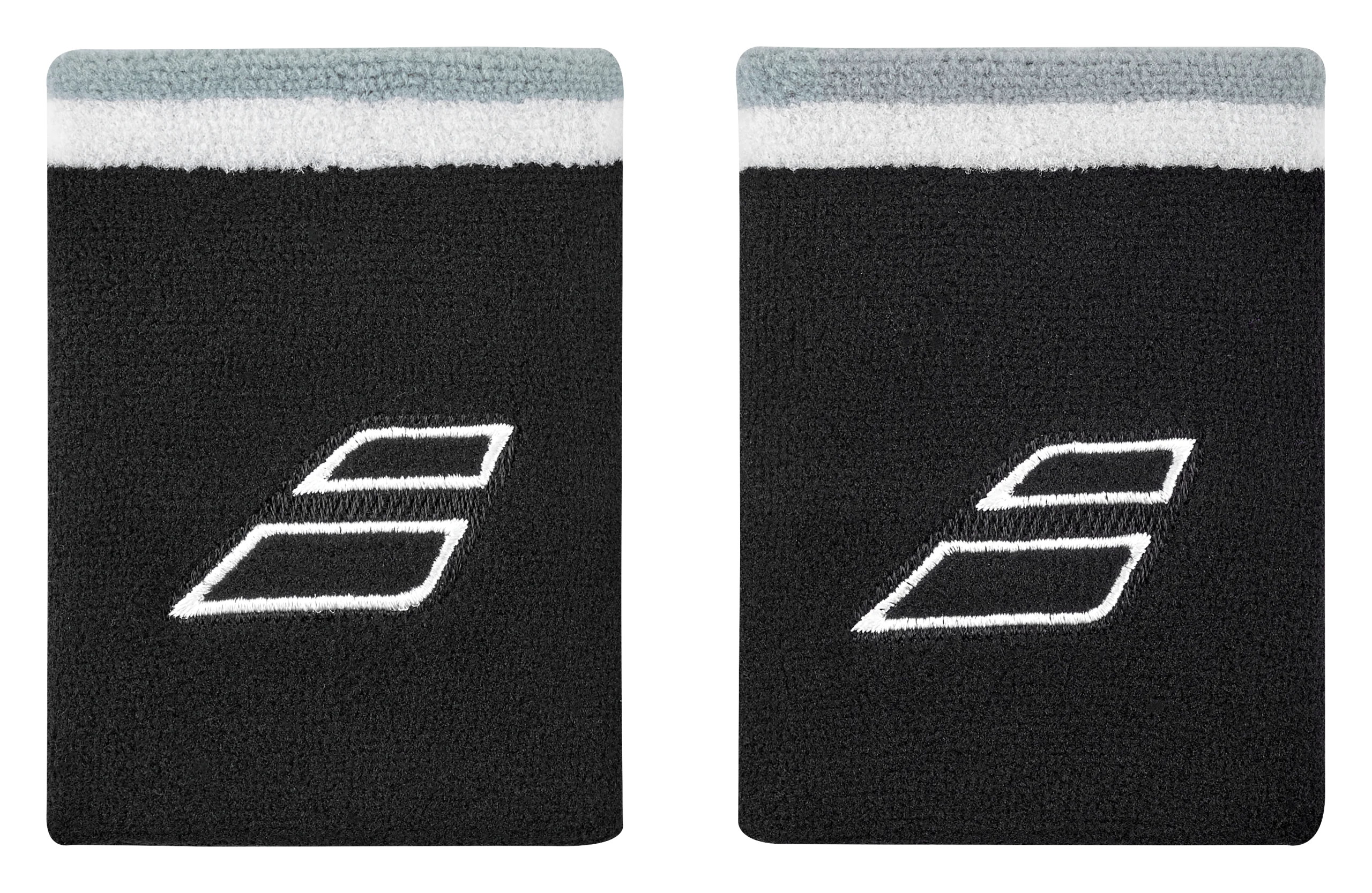BABOLAT TERRY JUMBO WRISTBAND _ Black/White