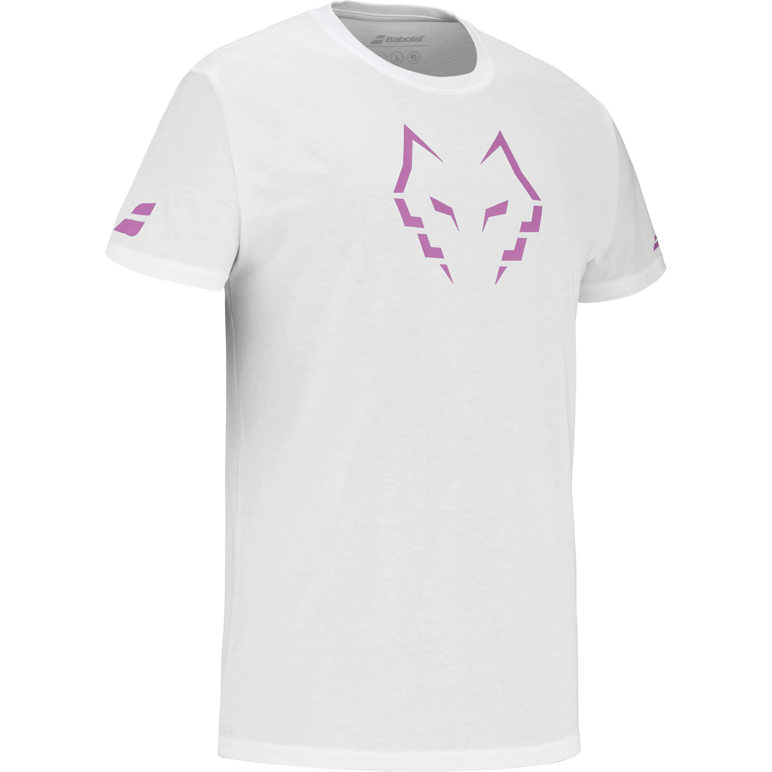 Babolat COTTON TEE J. LEBRON __ White/White