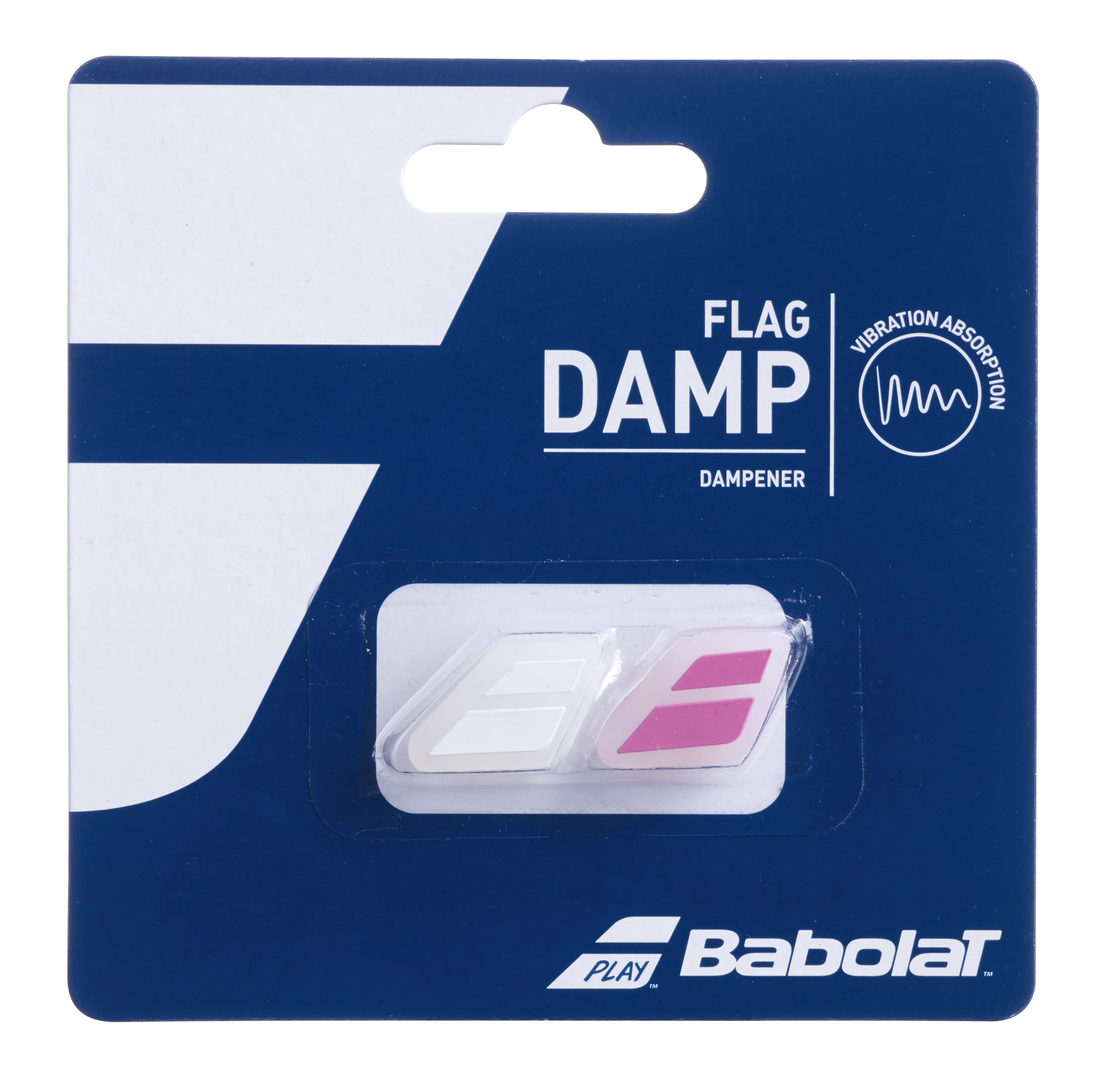 BABOLAT FLAG DAMP WHITE / PINK